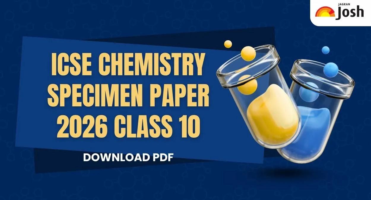 Download Chemistry Specimen Paper for Class 10 ICSE Board Exam