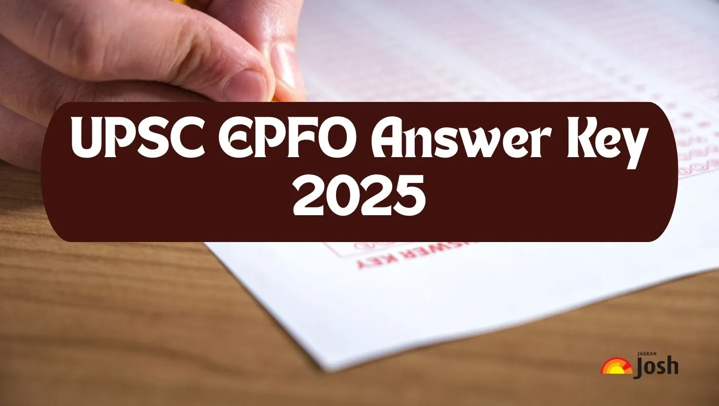 UPSC EPFO Answer Key 2025