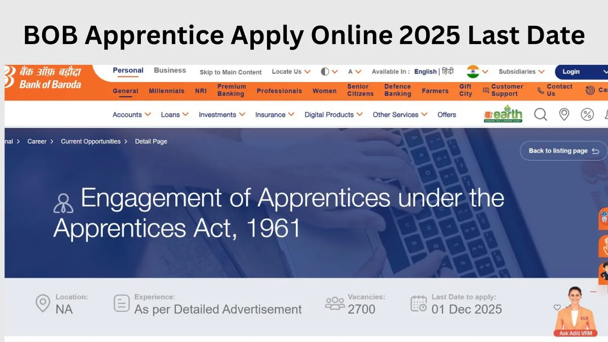 BOB Apprentice Application Form