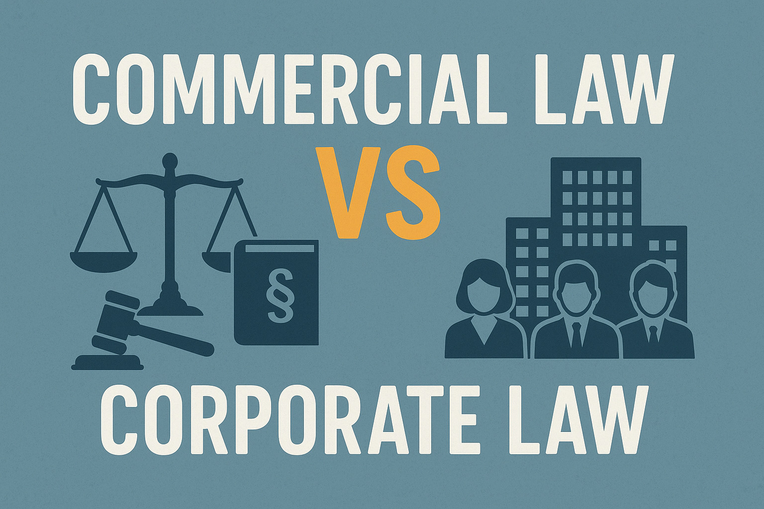 Commercial Law vs Corporate Law: What are the Key Differences?