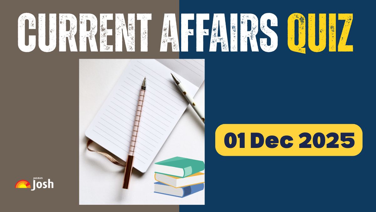 Current Affairs Quiz 01 Dec 2025: 
