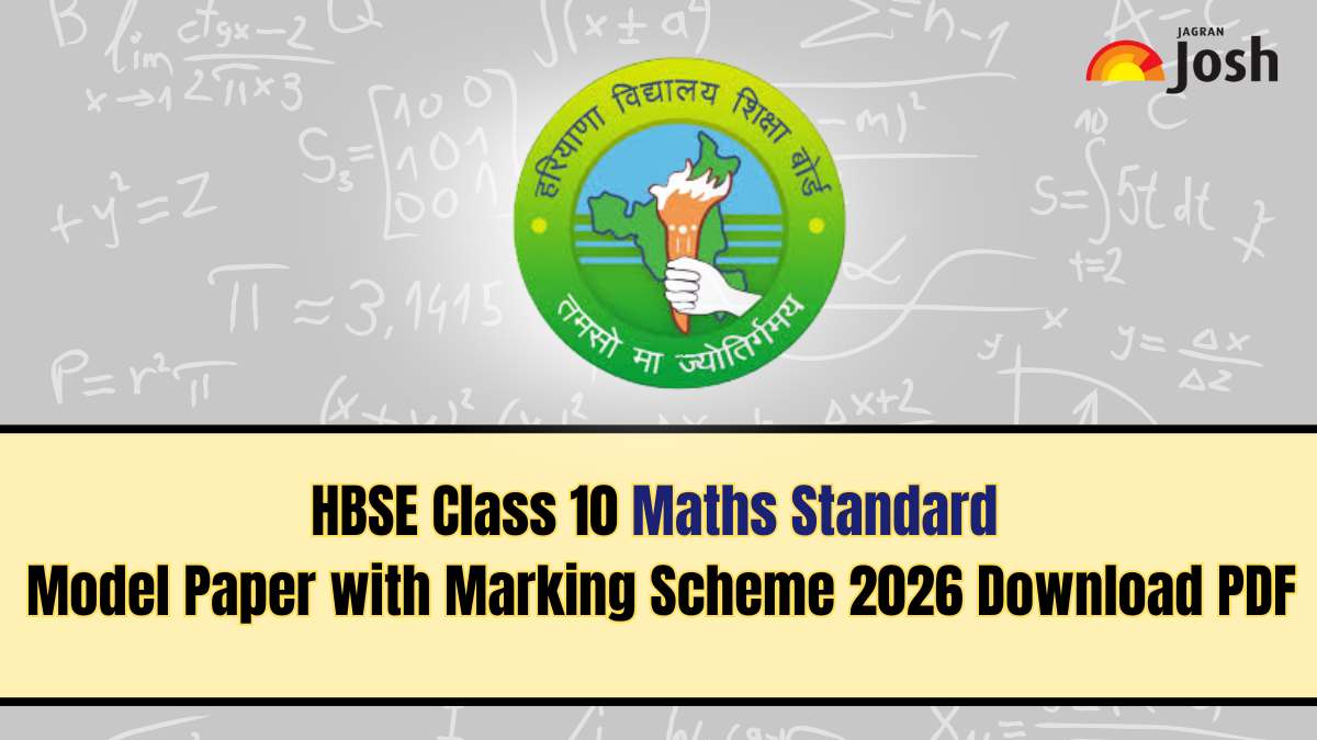 Haryana Board HBSE Class 10 Maths Standard Model Paper with Marking Scheme 2026: Download PDF