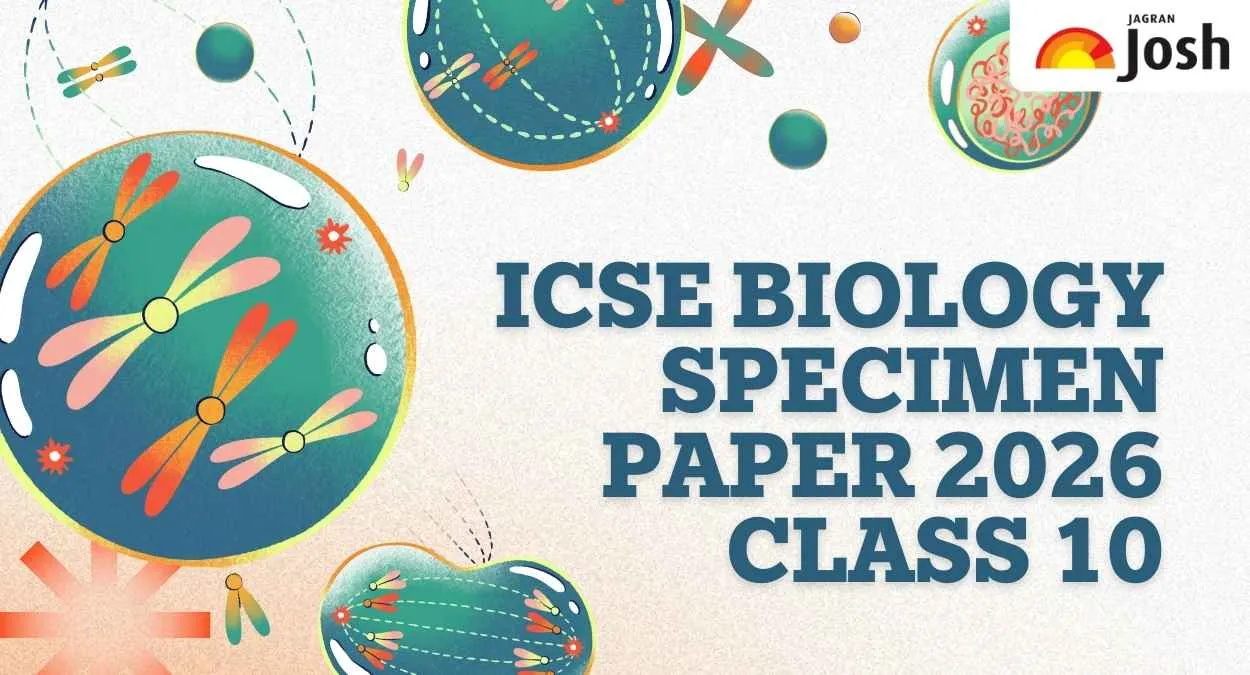 Download Biology Specimen Paper for Class 10 ICSE Board Exam