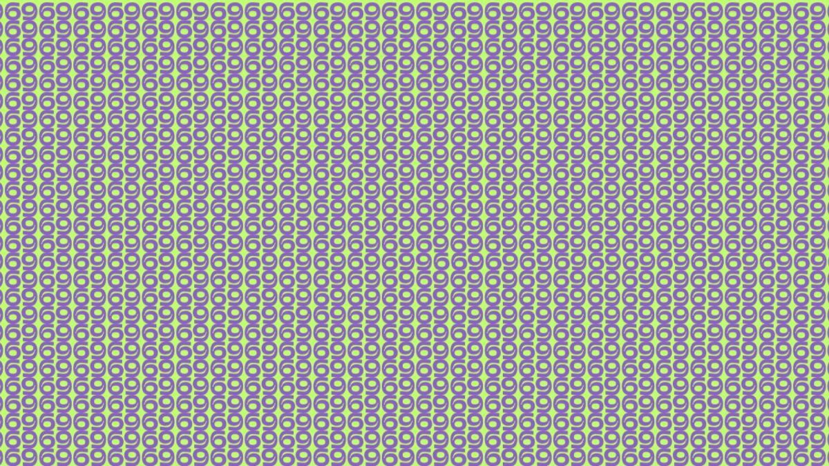 Only 1% High IQ, Sharp-Eyed People Can Spot The Hidden Number 96 Among 69s In 29 Seconds!