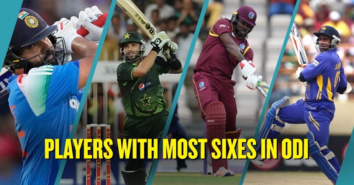 Most Sixes In ODI Cricket Match 2025: List of Players With Most 6s In One-Day International