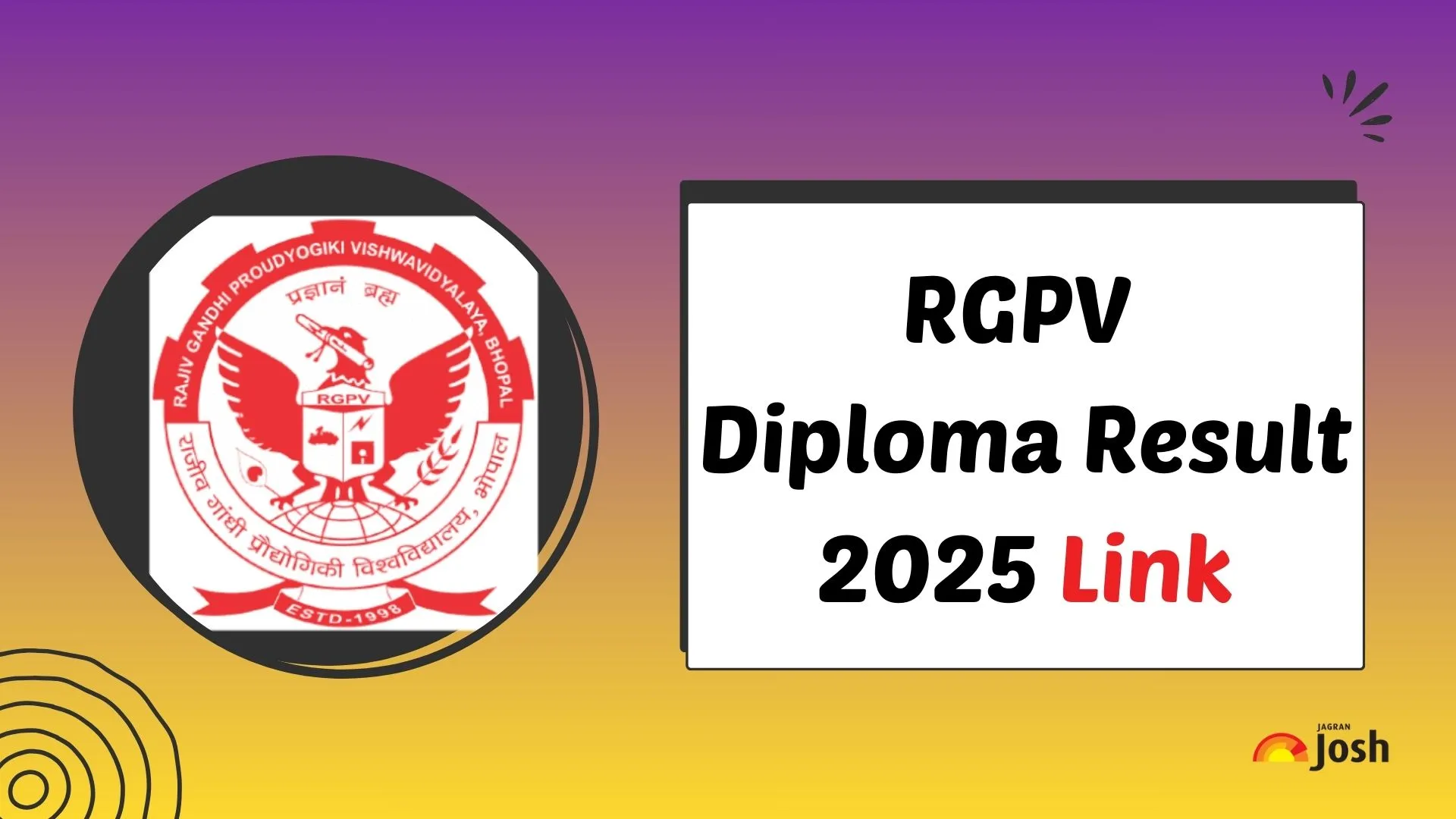 RGPV Diploma Result 2025 OUT