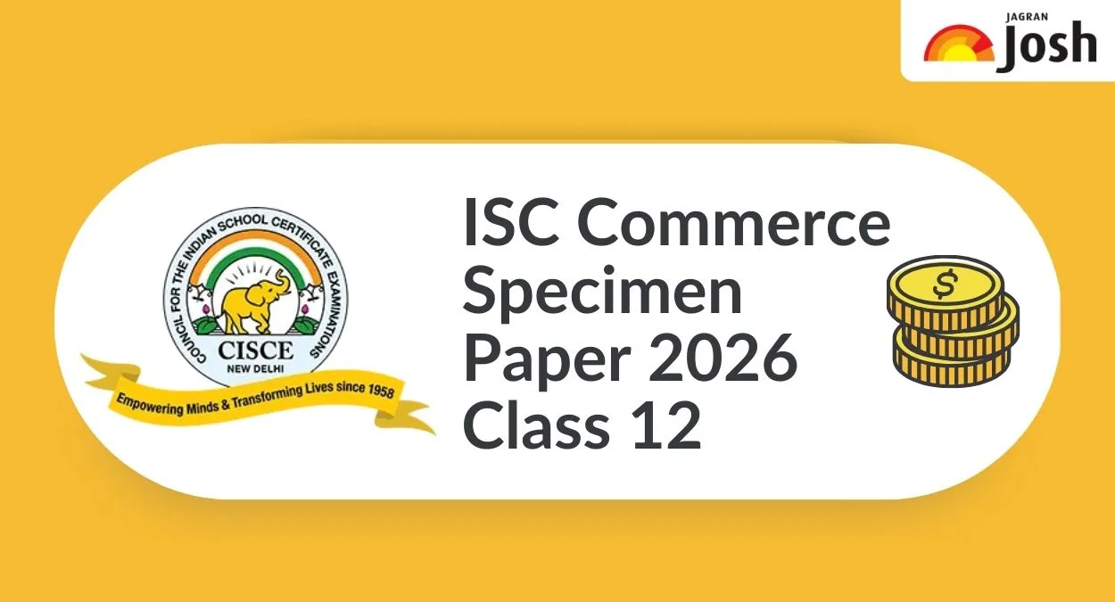 Download Commerce Specimen Paper for Class 12 ISC Board Exam
