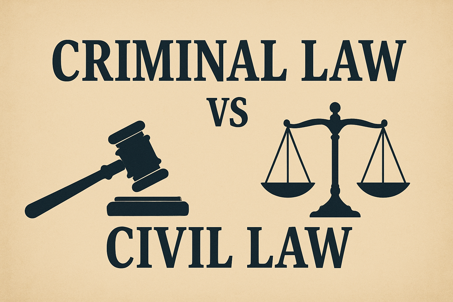 Criminal Law vs Civil Law: What's the Distinction?