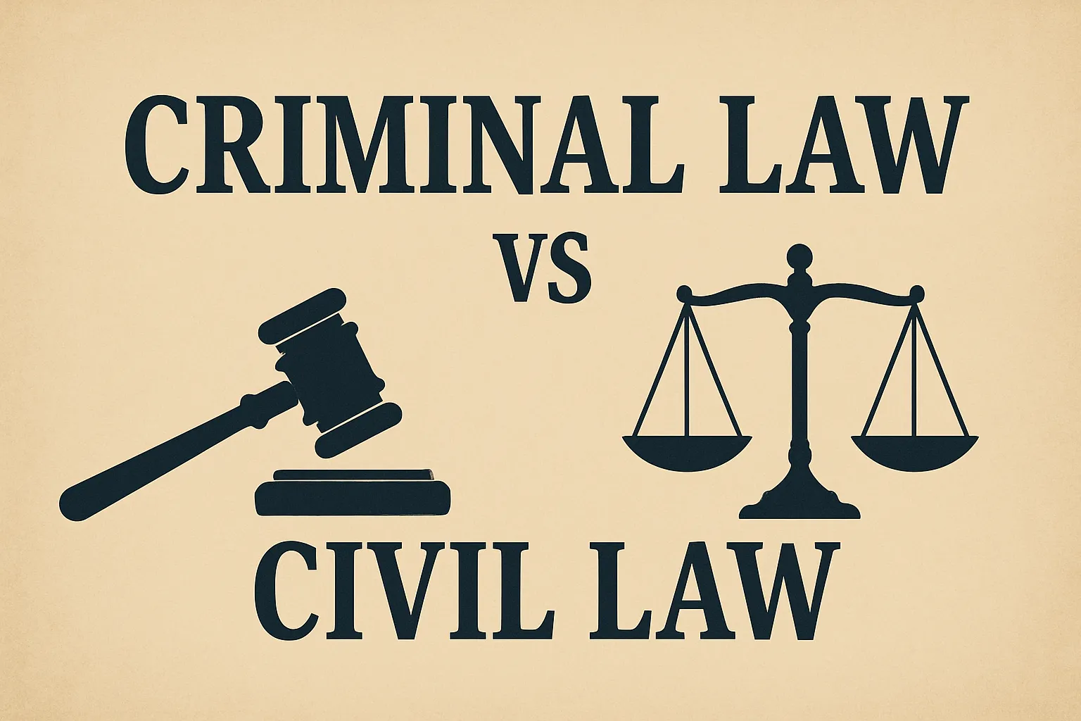 Criminal Law vs Civil Law