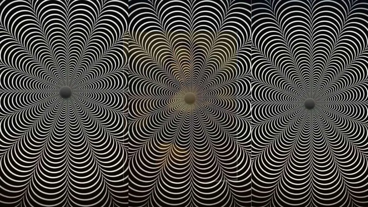 Spot the Hidden Famous Painting in this Pseudo-3D Depth Effect of Radiating Concentric Arcs