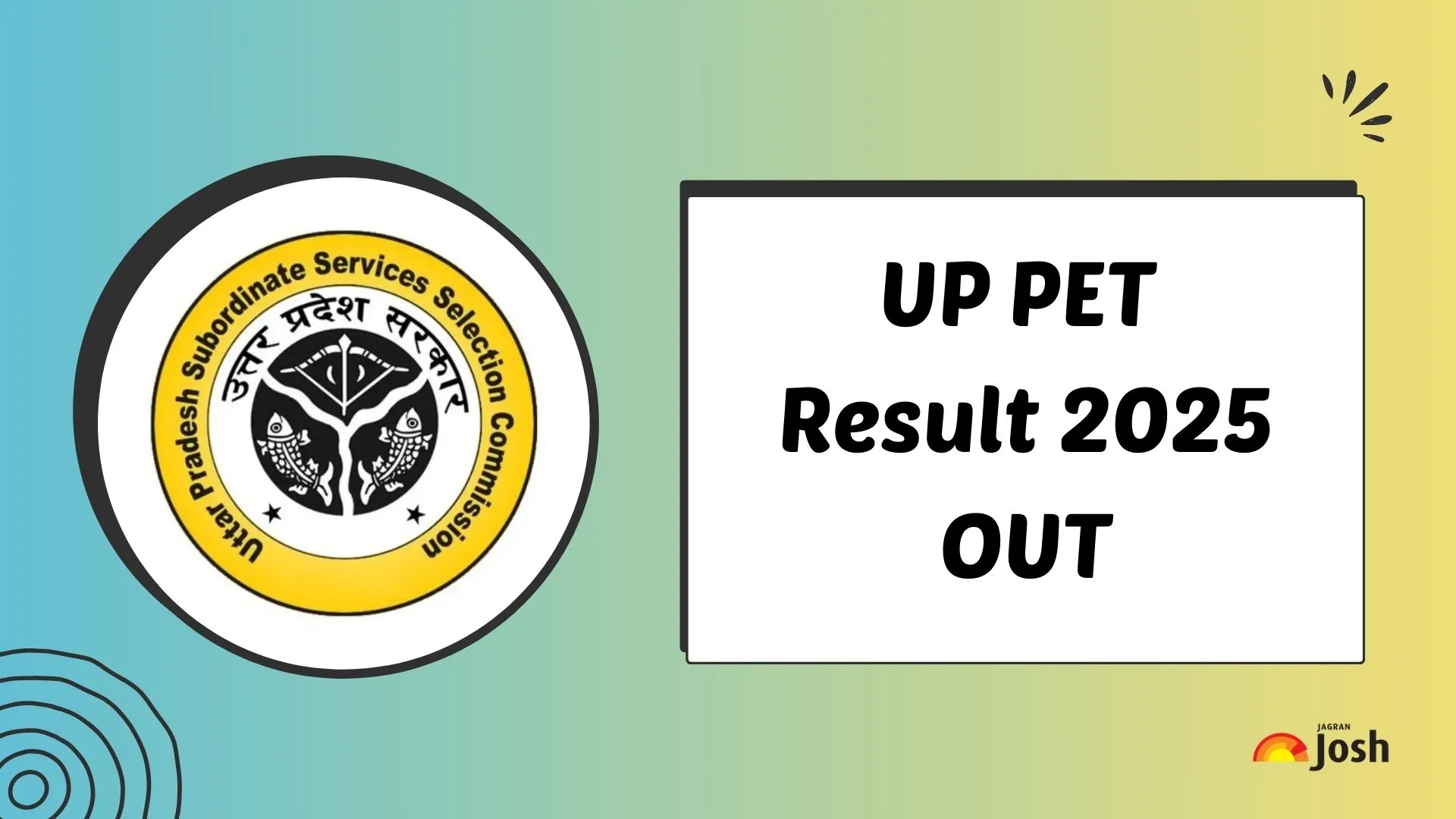 UPSSSC PET Result 2025 OUT