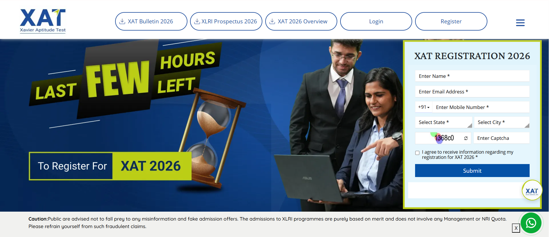 XAT 2026 Registration Closes Today at xatonline.in; Apply Here