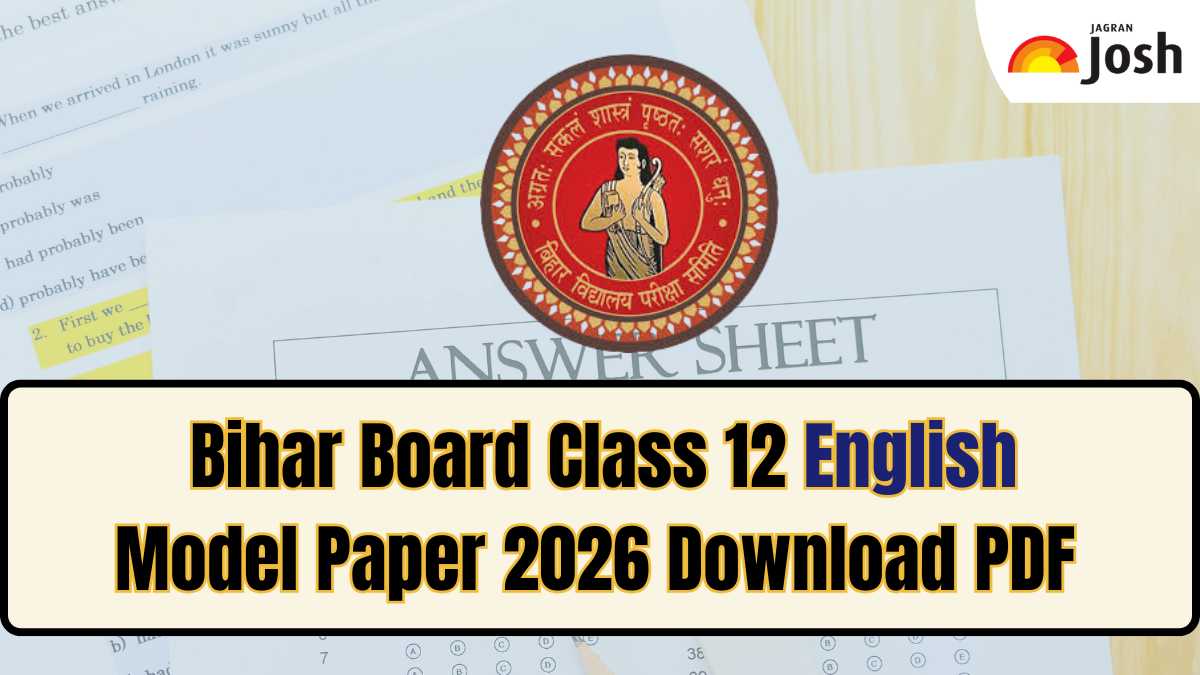 BSEB Bihar Board Class 12 Model Paper English 2026: Download Free PDF
