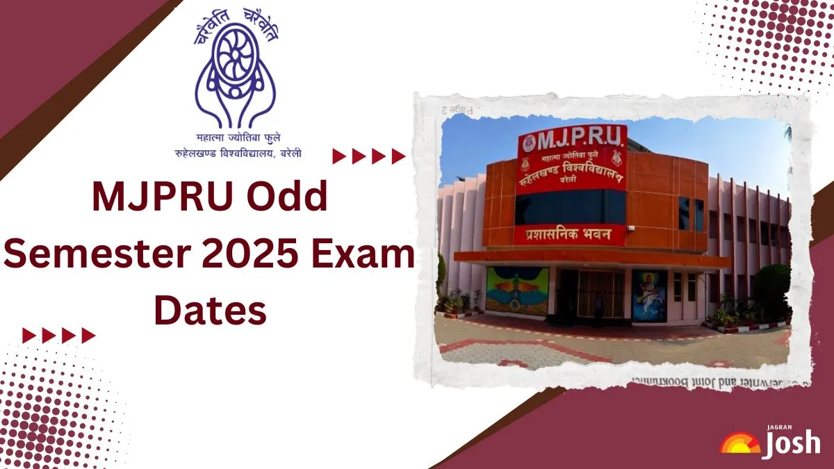 MJPRU Odd Semester Exam Dates 2025