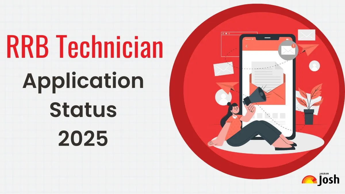 RRB Technician Application Status 2025