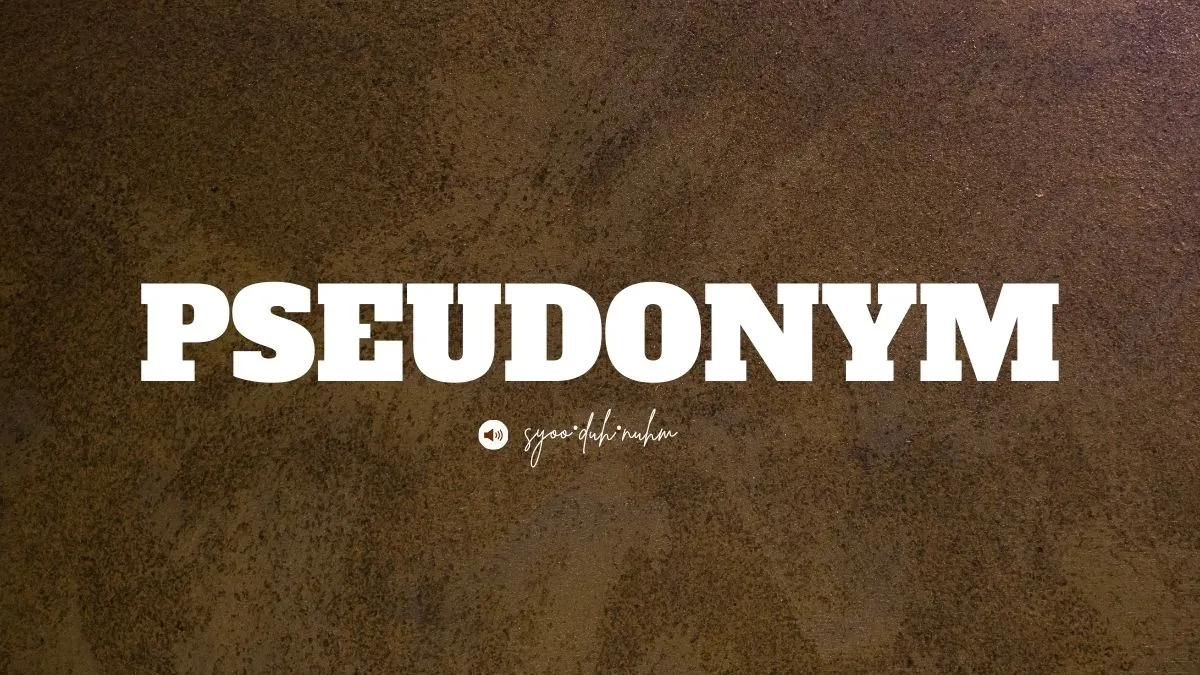 Pseudonym