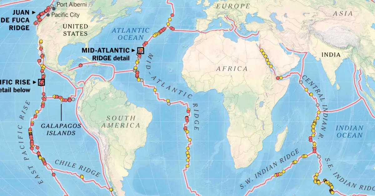 Which Is The Longest Underwater Mountain Range On Earth?