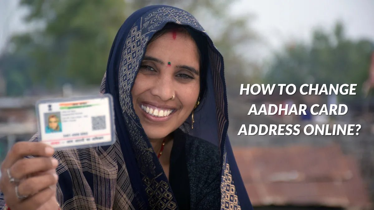 Aadhaar card address change online process