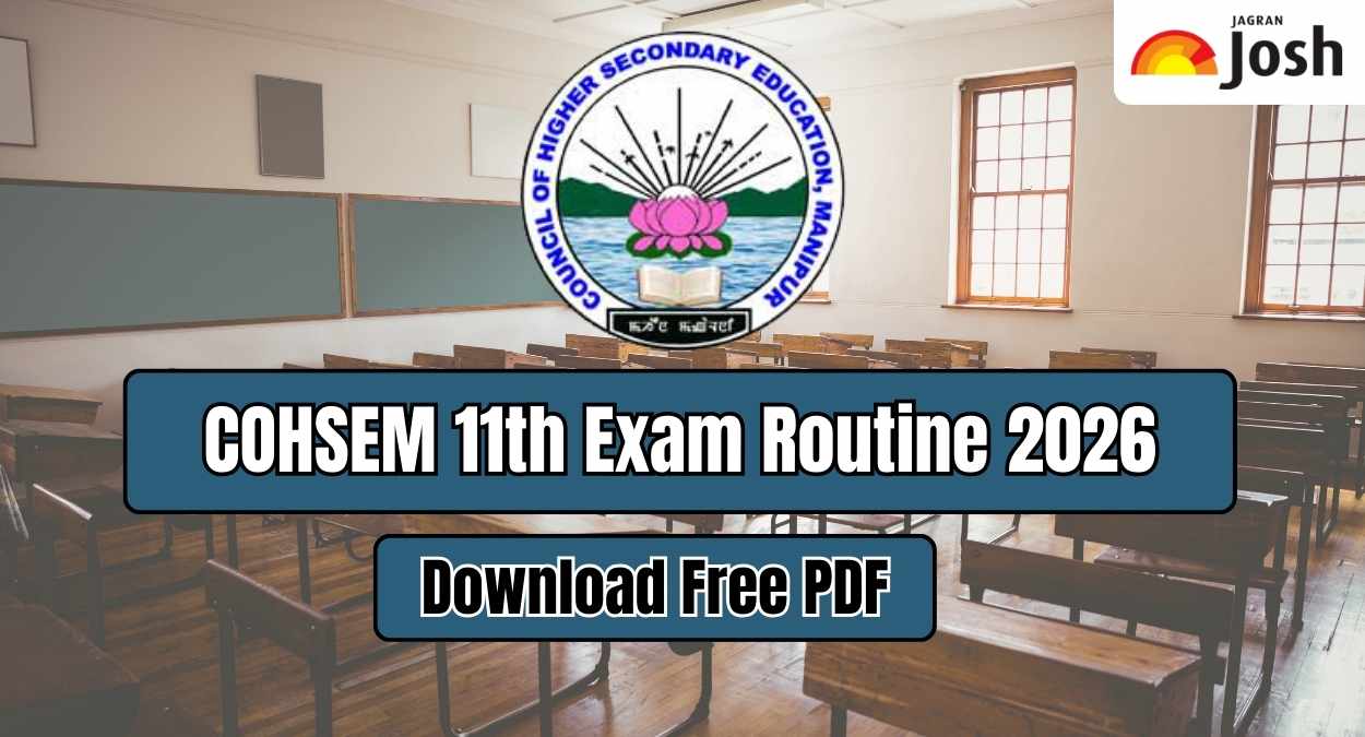 COHSEM 11th Exam Routine 2026: Download Manipur Board Class 11 Time Table PDF
