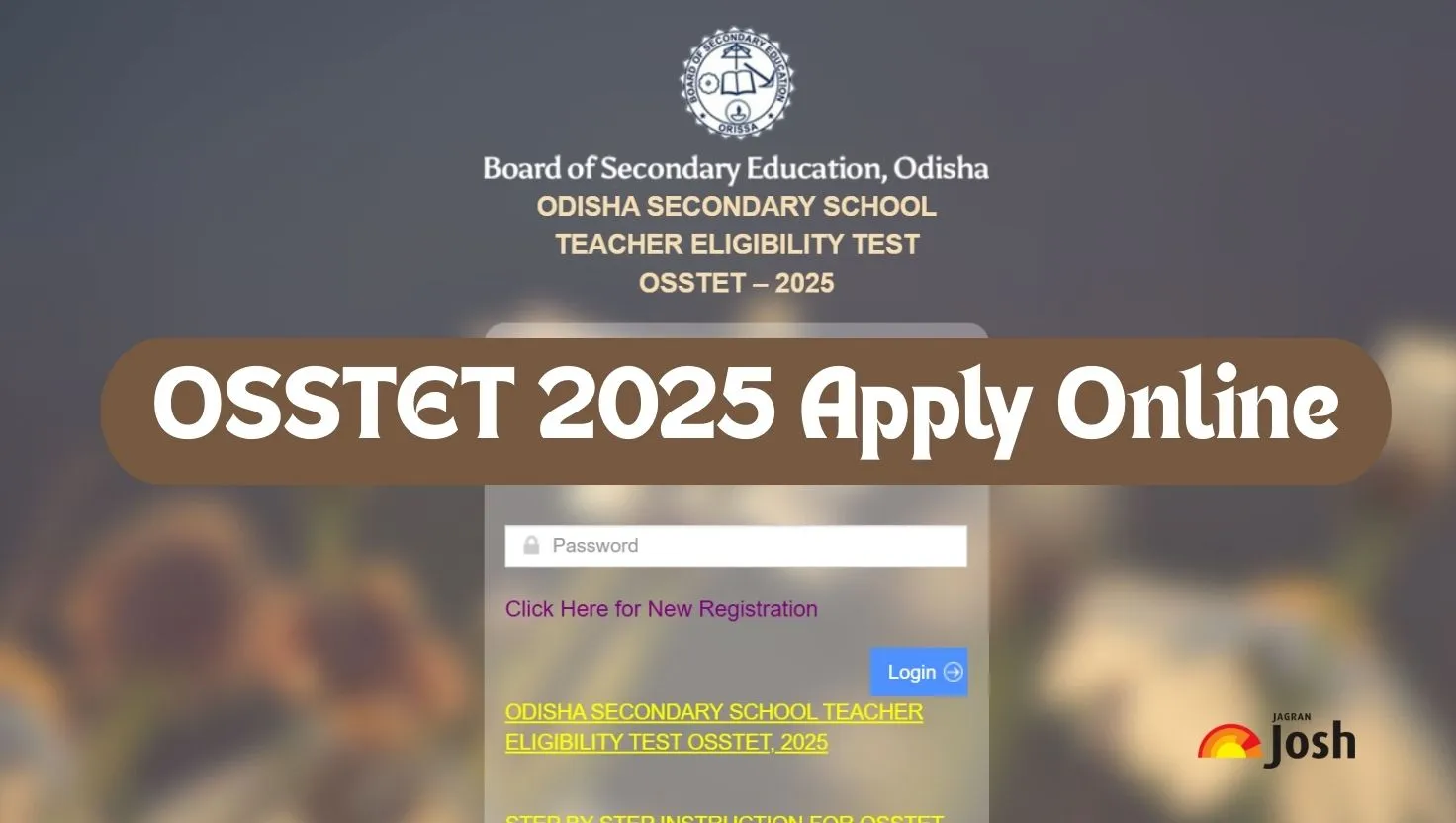 OSSTET 2025 Apply Online