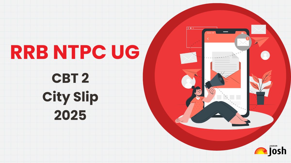 RRB NTPC Undergraduate CBT 2 City Intimation Slip 2025 at rrbcdg.gov.in– Direct Link to Download City Details PDF