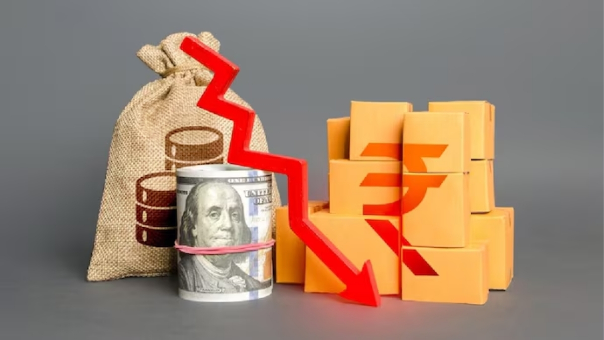 What is the devaluation of the Indian rupee, and why does it happen?