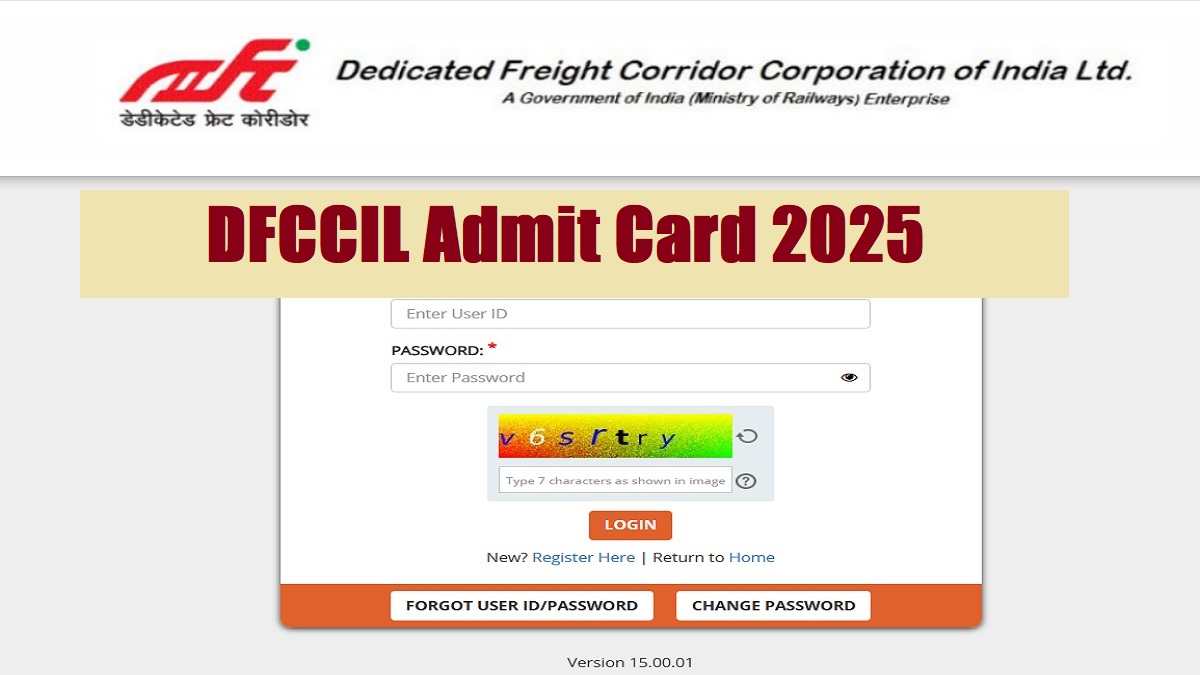 DFCCIL Admit Card 2025 Out at dfccil.com, Download DFCCIL CBT 2 Exam Hall Ticket PDF Here
