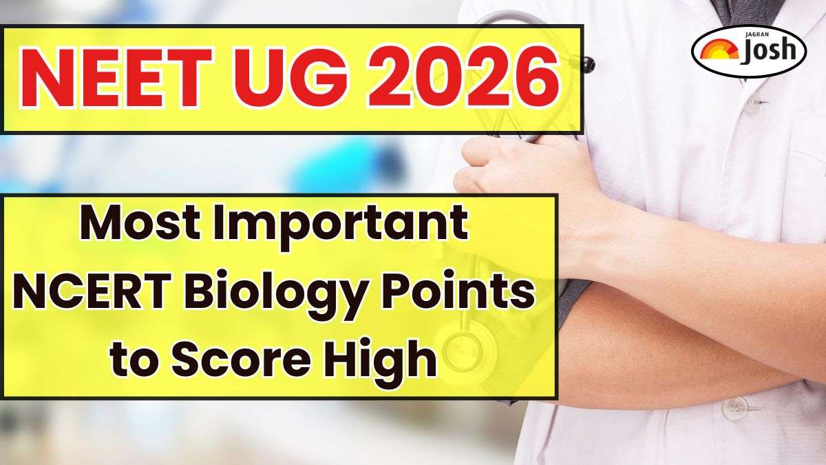 NEET UG 2026: 50 Most Important NCERT Biology Points to Score High (Chapter-wise)