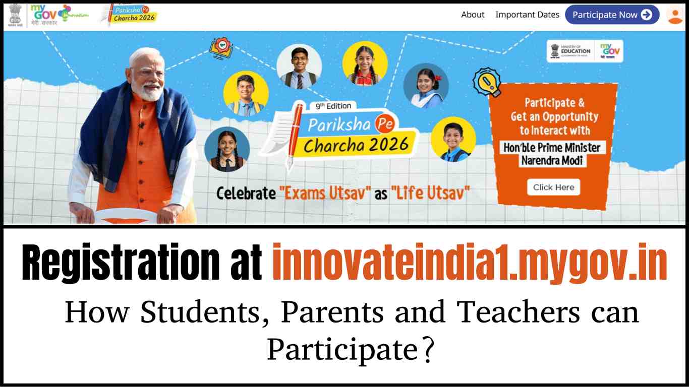 Pariksha pe Charcha 2026: Registration at innovateindia1.mygov.in; How Students, Parents and Teachers can Participate?