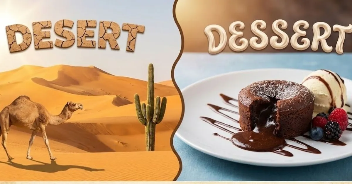 Desert vs Dessert