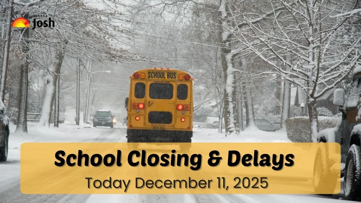 School closing and delays today (December 11) in the U.S.