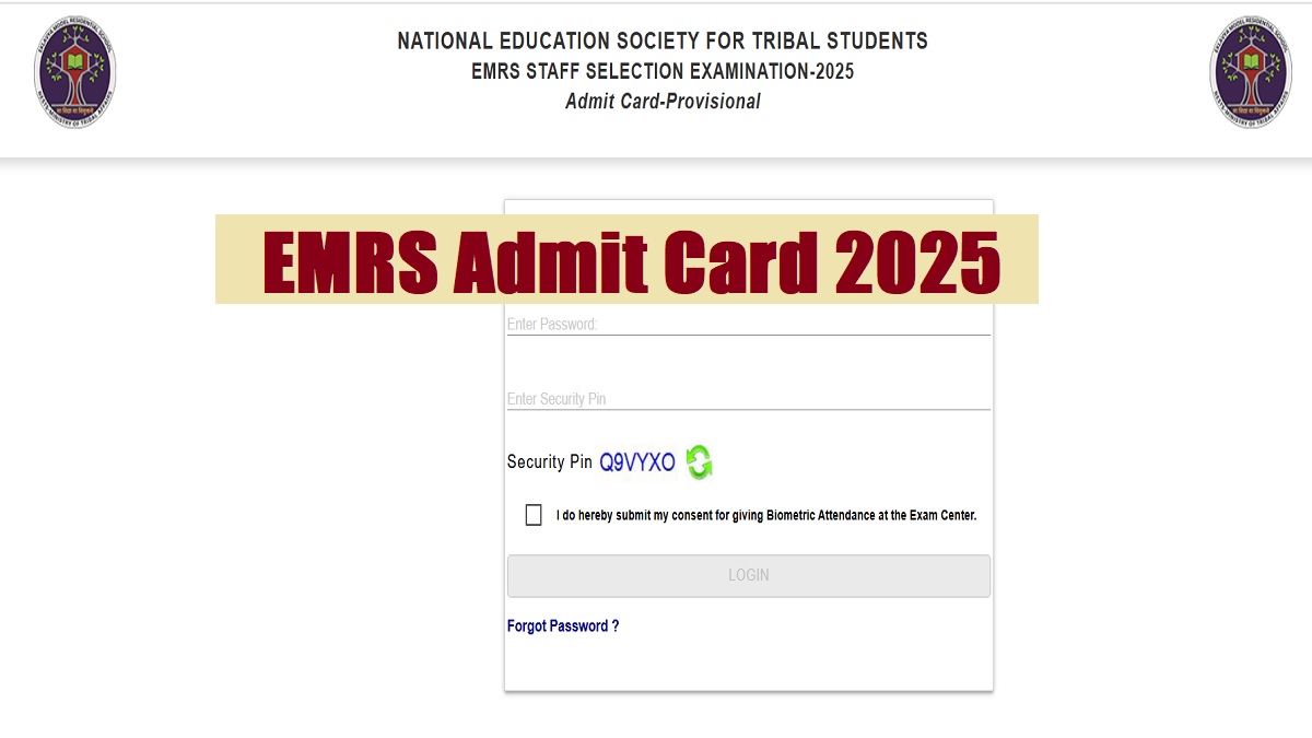 nests.tribal.gov.in - Direct Link to Download EMRS Admit Card 2025
