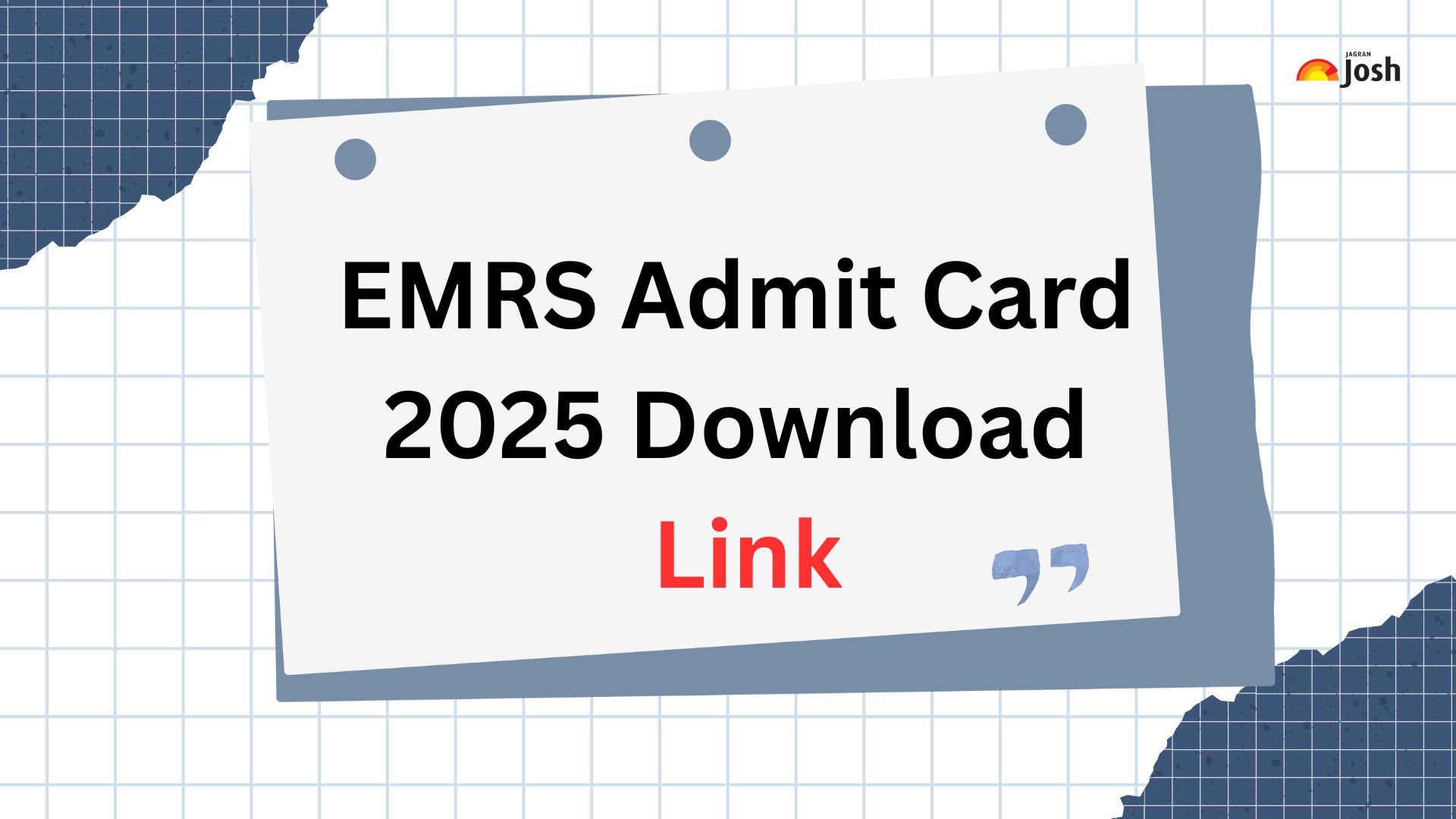 EMRS एडमिट कार्ड 2025 Link [OUT]: examinationservices.nic.in, emrs.tribal.gov.in और nests.tribal.gov.in से डाउनलोड करें हॉल टिकट PDF
