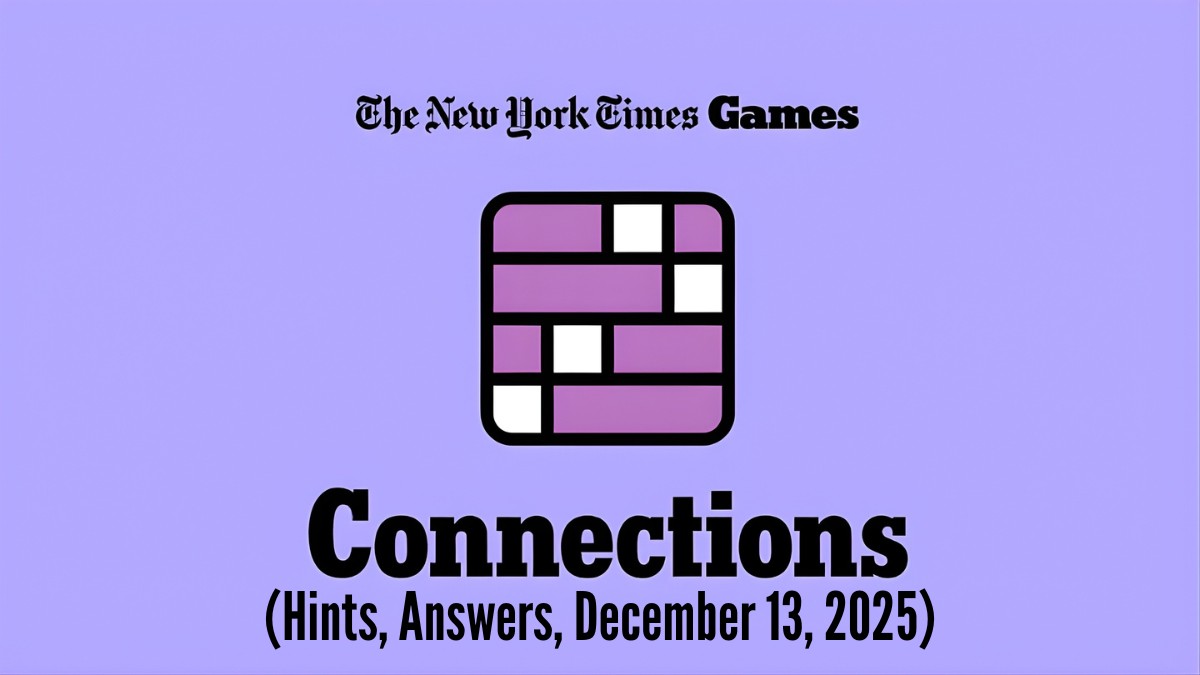 Connections Hints Today: Check NYT Connections game answers (December 13, 2025)
