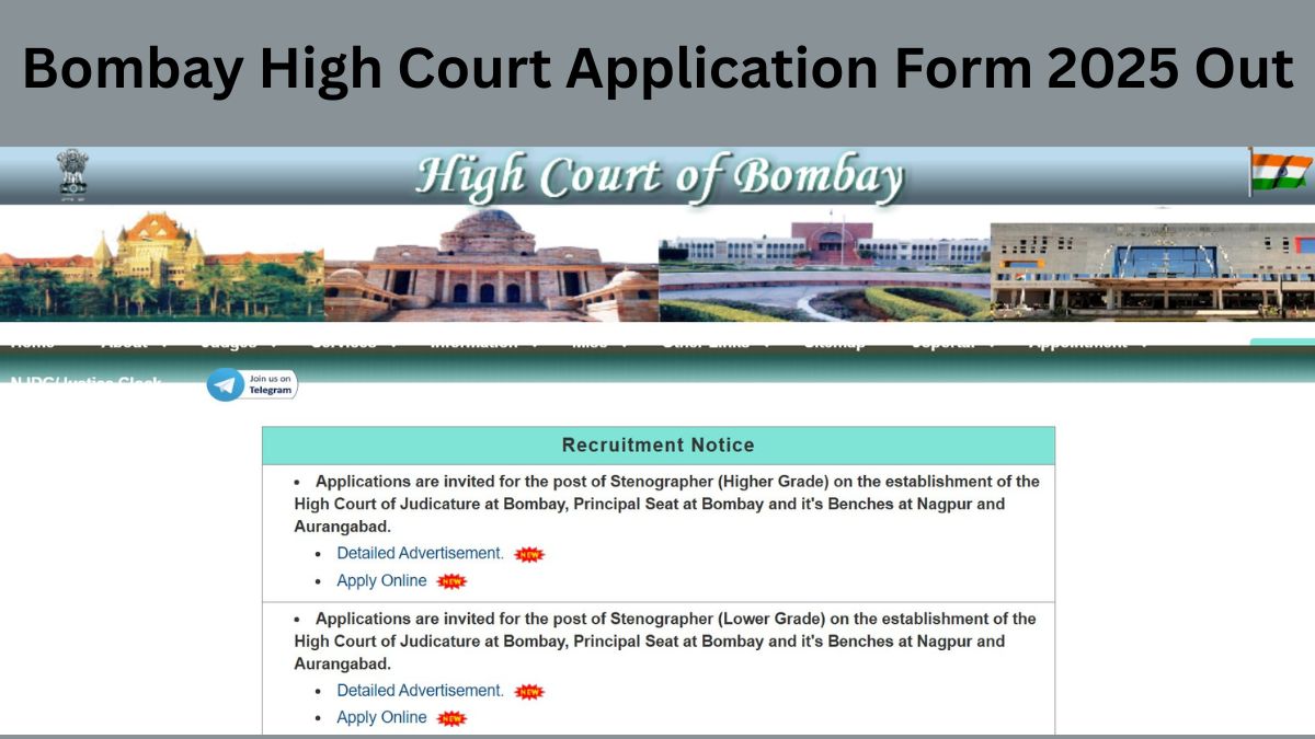 Bombay High Court Recruitment 2025: Apply Online Begins for 2381 Posts at bombayhighcourt.nic.in