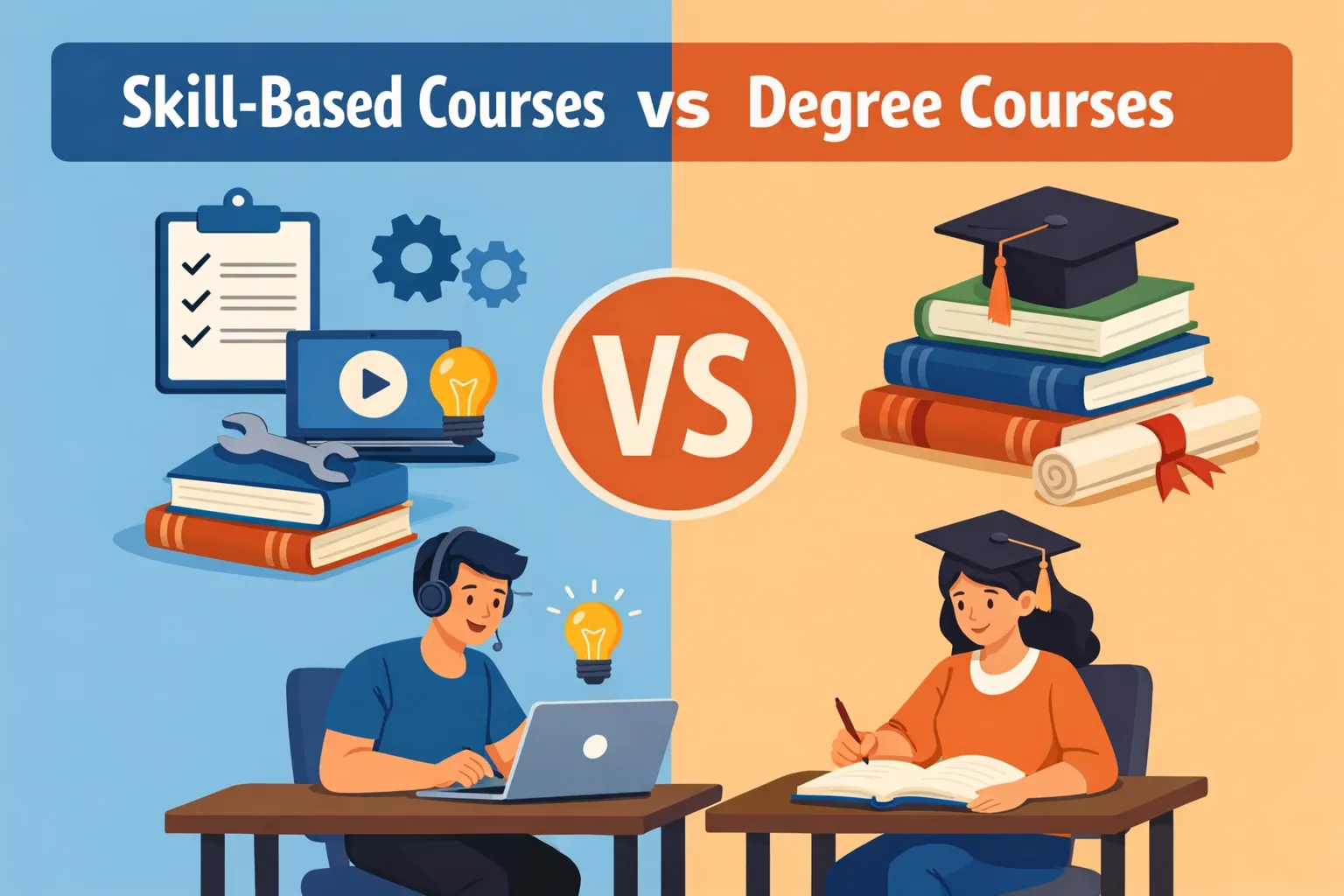 Skill-Based Courses vs Degree Courses