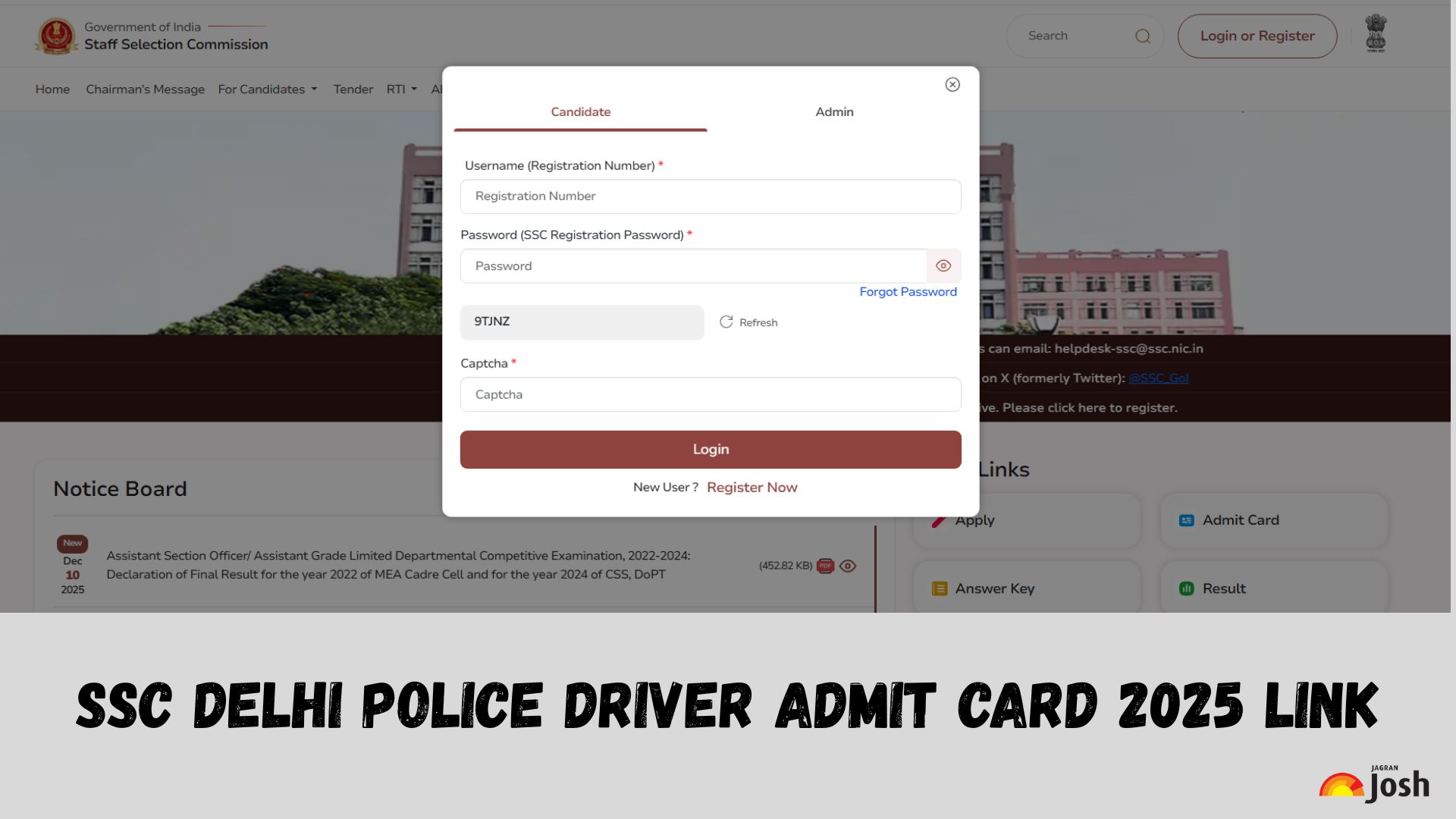 SSC Delhi Police Driver Admit Card 2025 Link: दिल्ली पुलिस ड्राइवर एडमिट कार्ड जारी, डाउनलोड करें हॉल टिकट PDF