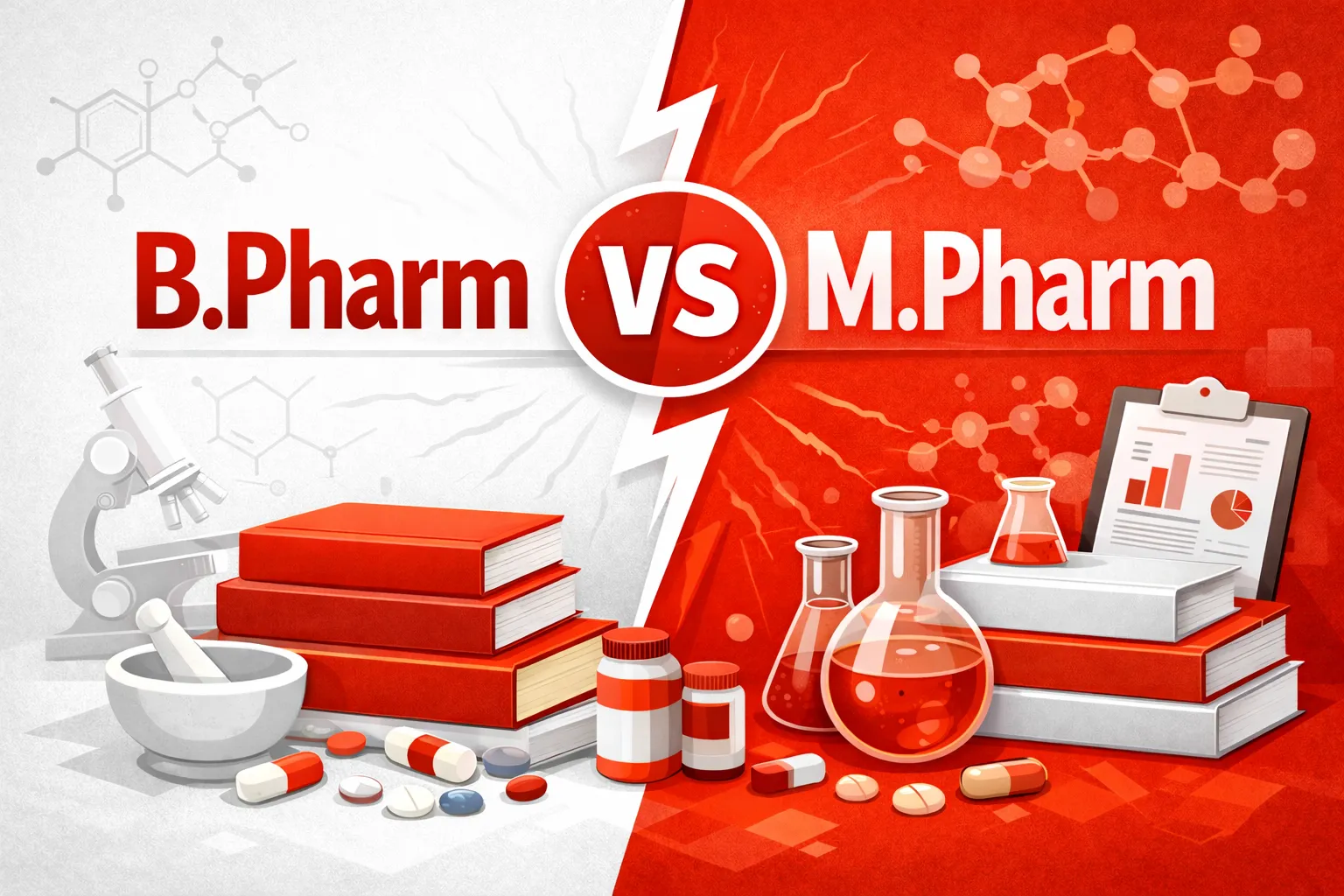 B.Pharm vs M.Pharm