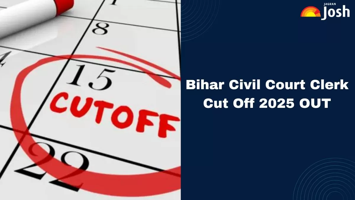 Bihar Civil Court Clerk Cut Off 2025 Released: Check Category-wise Cut Off Marks for Male & Female