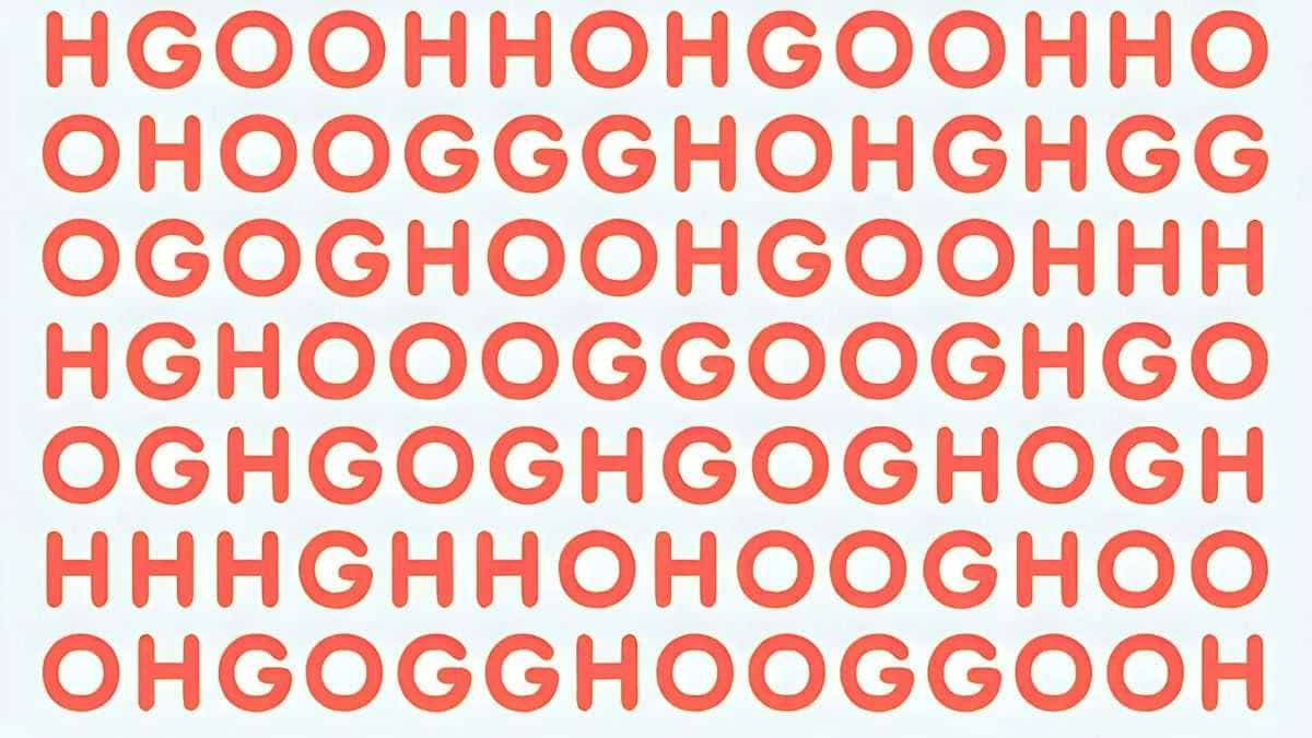 Optical Illusion: You have 20/20 vision if you can find the word “HOG” in 5 seconds!