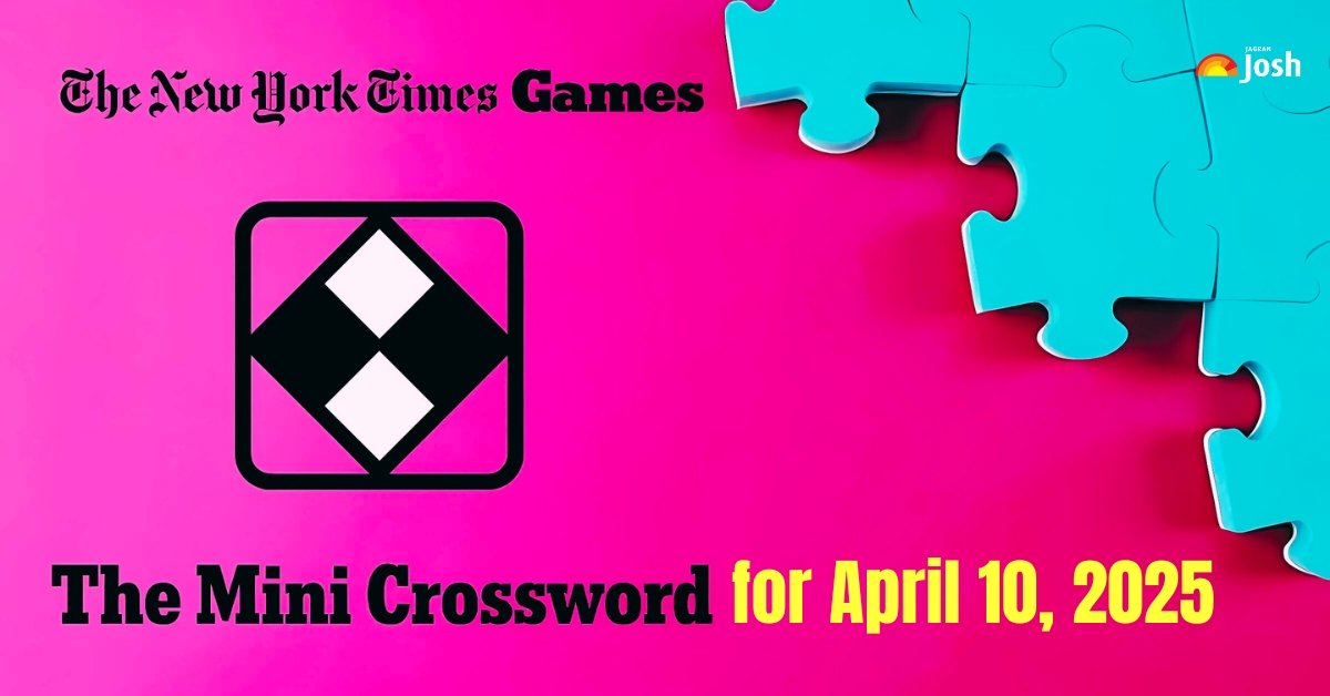 NYT Mini Crossword  Today: Check Clues, Answers and Solutions of 10th April 2025 (Thursday)