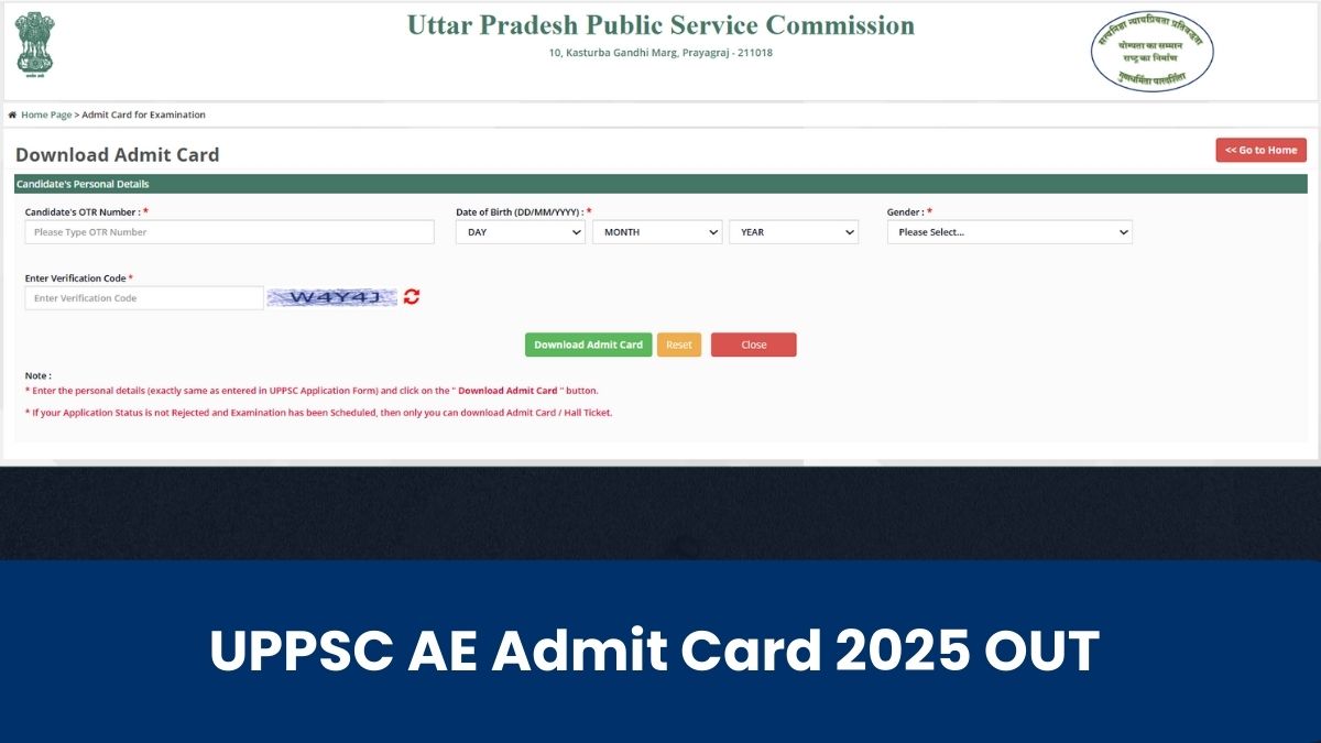 UPPSC AE Admit Card 2025 OUT: यूपीपीएससी असिस्टेंट इंजीनियर एडमिट कार्ड uppsc.up.nic.in पर जारी, ये रहा Direct Link