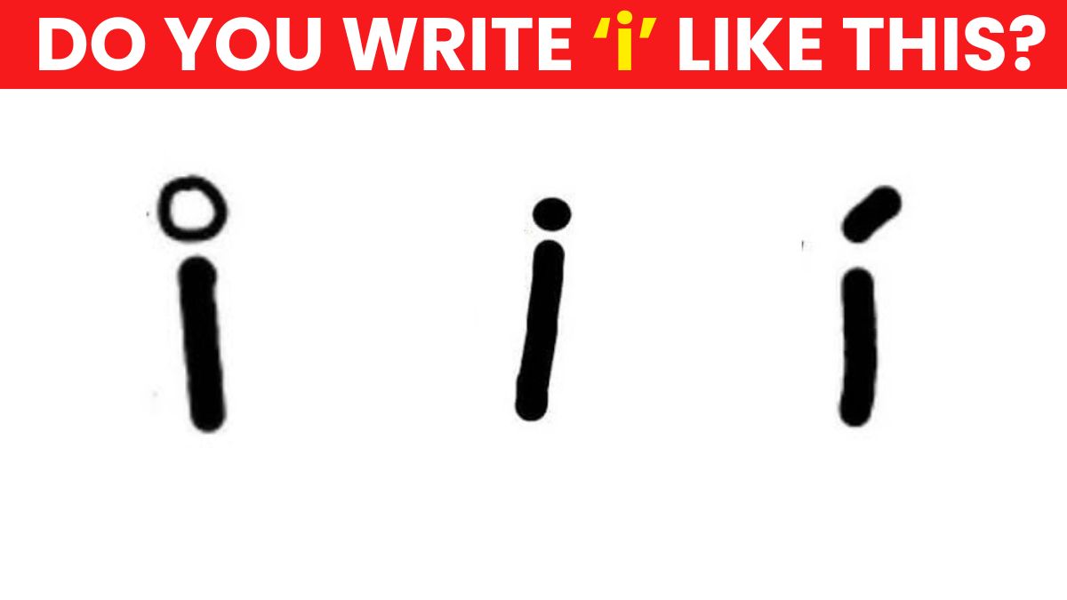 The Way You Dot Your “i” Reveals Your Hidden Personality Traits