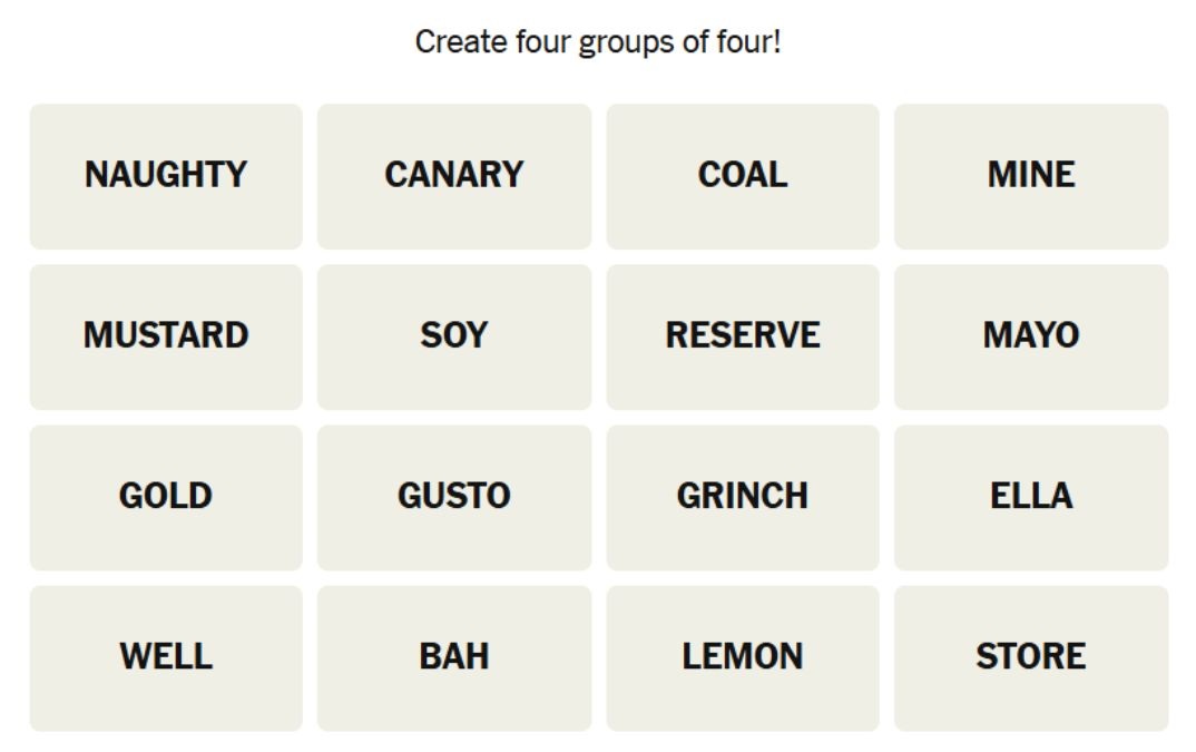 NYT Connections Hints April 10