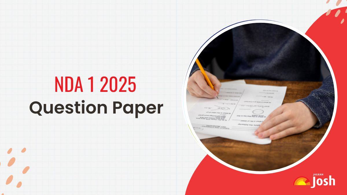 NDA Question Paper 2025 OUT: Download Maths & GAT Set Wise Paper PDF