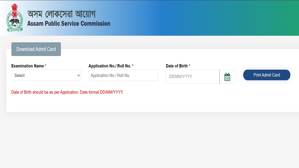 Check all details about APSC AAO AEGCL Admit Card 2025 here