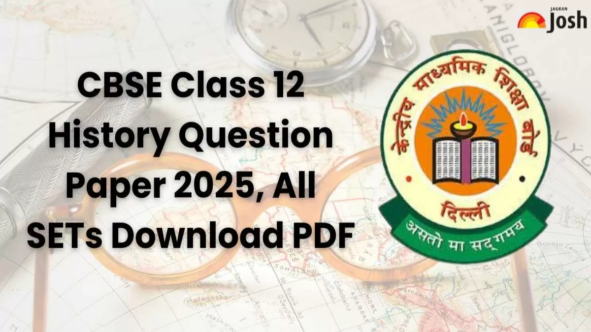 CBSE Class 12 History Question Paper 2025