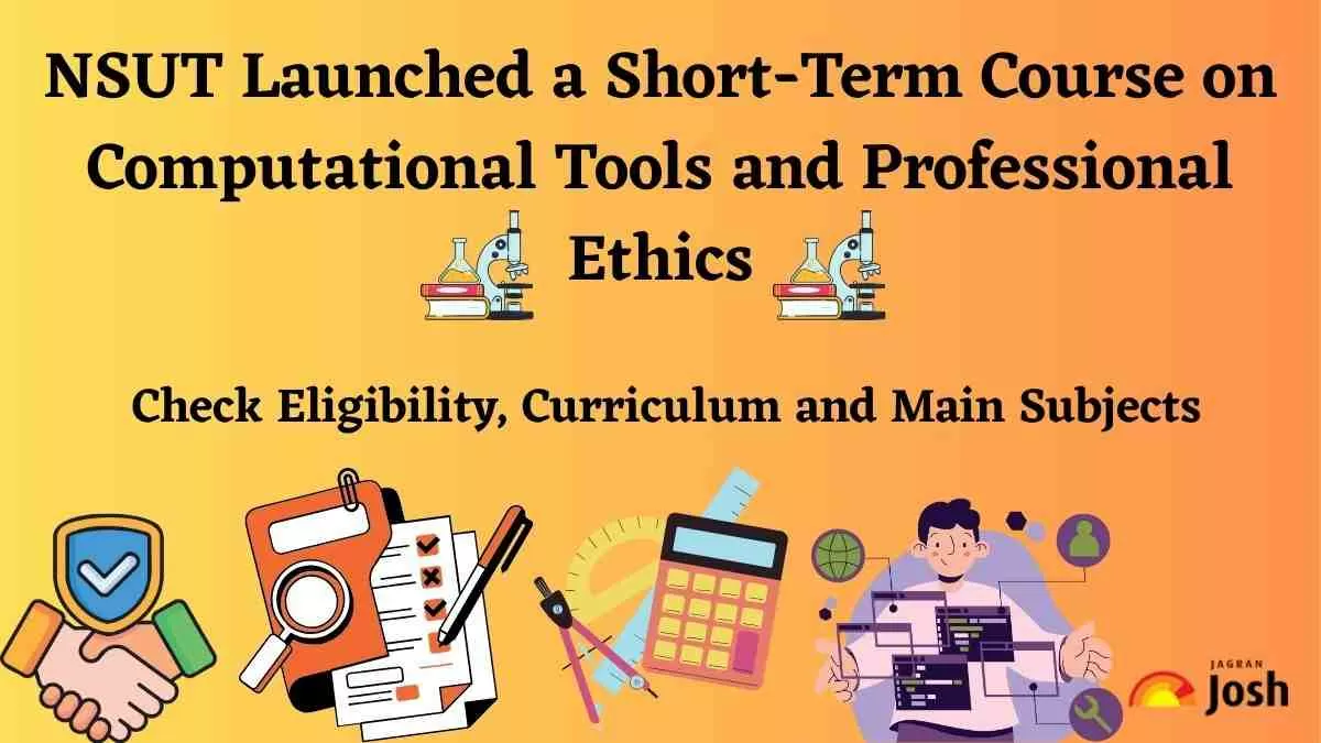 NSUT Launched a Short Term Course on Computational Tools and Professional Ethics
