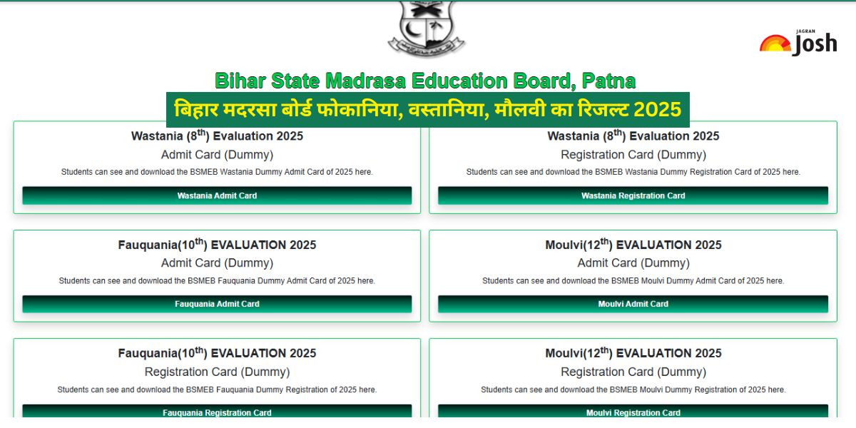 Bihar Madrasa Board Result 2025