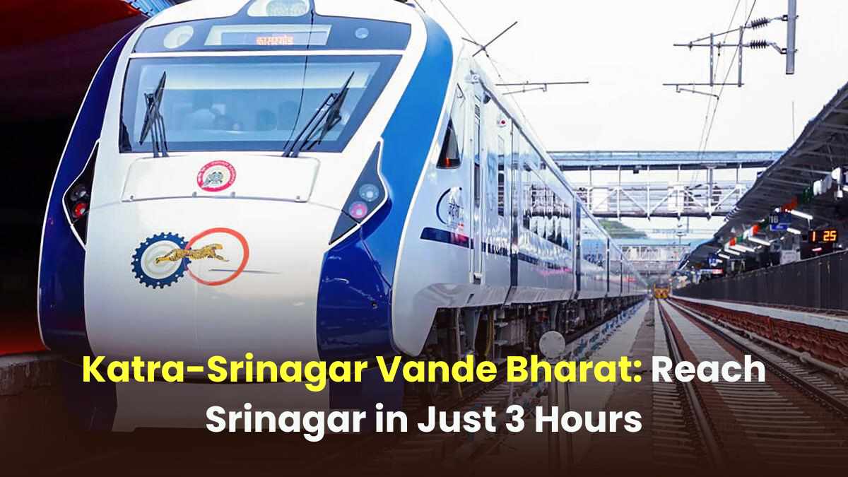 Katra-Srinagar Vande Bharat: Reach Srinagar in Just 3 Hours; Travel Time Reduced by Half